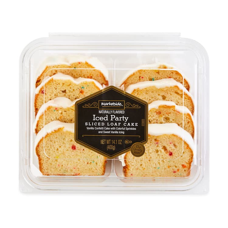 Marketside Iced Party Sliced Cake