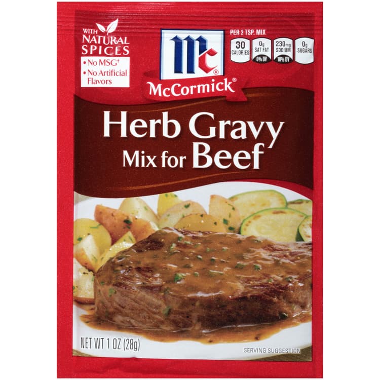 Mccormick Herb Gravy Mix For Beef