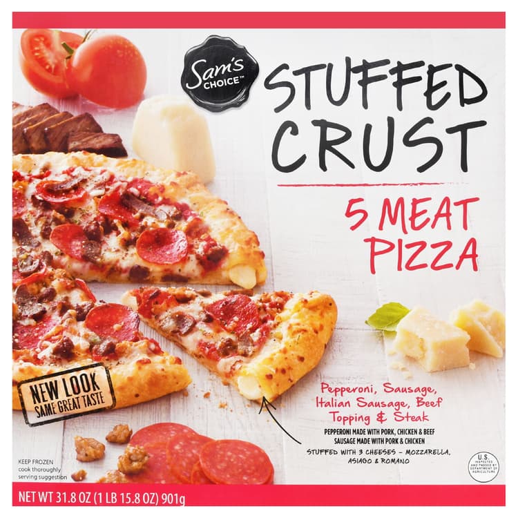 Sam'S Choice Stuffed Crust 5 Meat Pizza