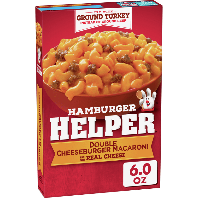 Hamburger Helper Double Cheeseburger Macaroni Pasta Meal