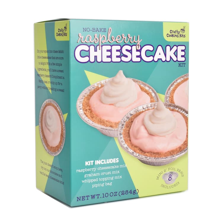 Crafty Cooking Kits No Bake Raspberry Cheesecake Kit, Baking Mix