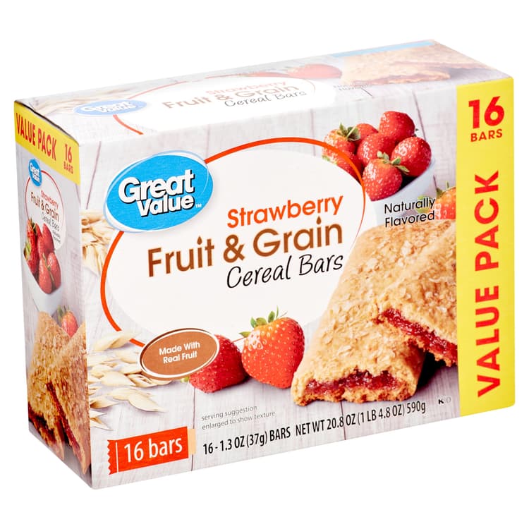Great Value Fruit & Grain Bars Strawberry