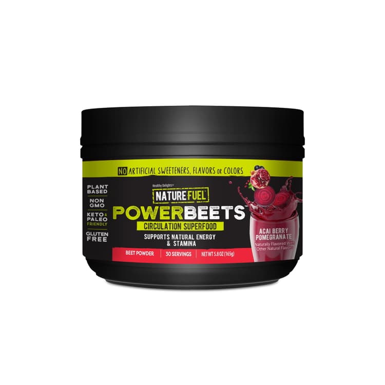 Nature Fuel Power Beets, Super Concentrated Non-Gmo Beet Juice Powder, Delicious Acai Berry Pomegranate Flavor