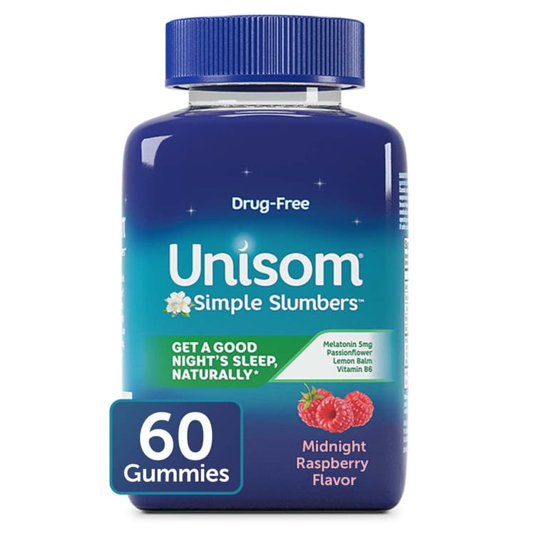 Unisom Simple Slumbers Midnight Raspberry Gummies