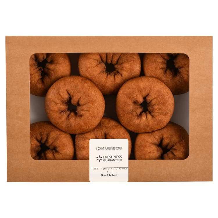 Freshness Guaranteed Plain Cake Donuts