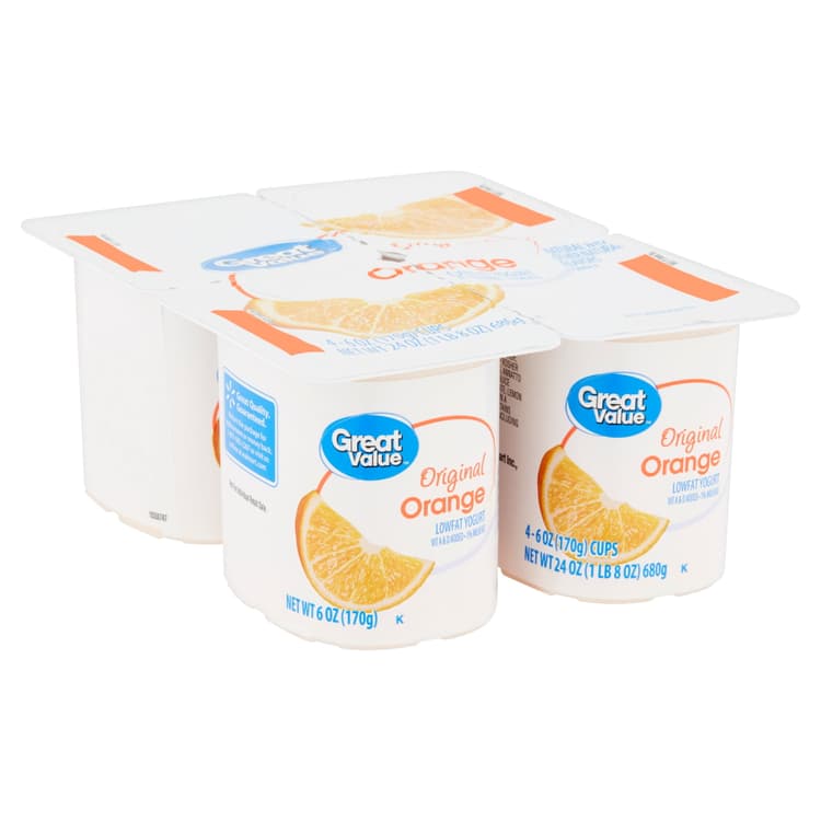 Great Value Original Orange Lowfat Yogurt