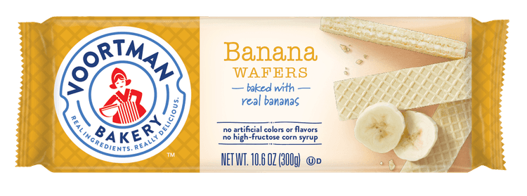 Voortman Bakery Banana Wafers