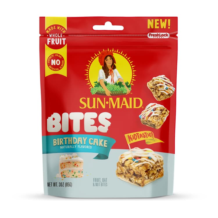 Sun-Maid Birthday Cake Bites, Healthy Snacks