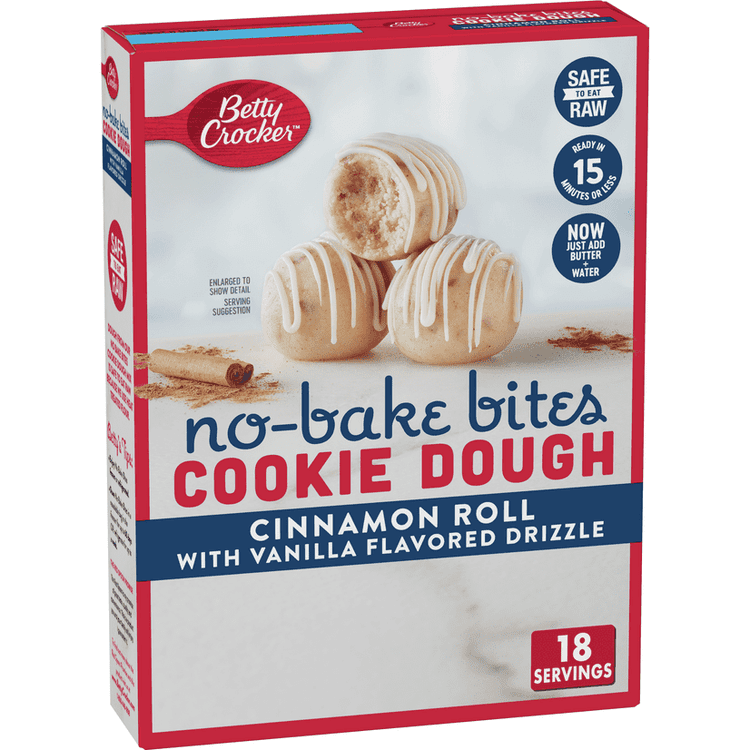 Betty Crocker Cinnamon Roll No-Bake Cookie Dough