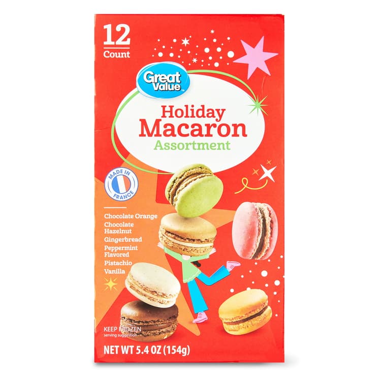 Great Value Holiday Macaron Assortment