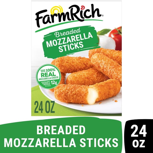 Is it Low Residue Friendly? Farm Rich Breaded Mozzarella Cheese Sticks, High Protein Snack