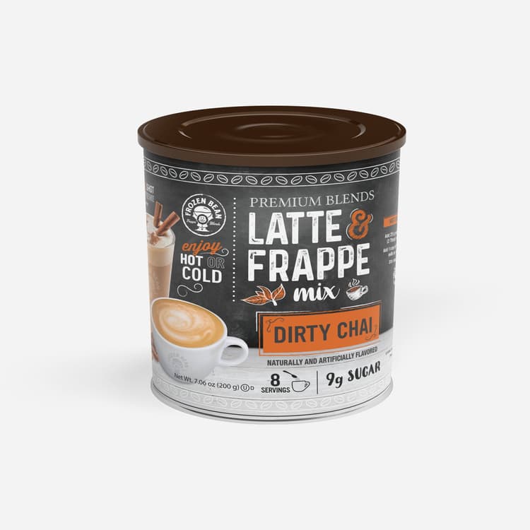 Bean Frappe Instant Lightened Dirty Chai Tea
