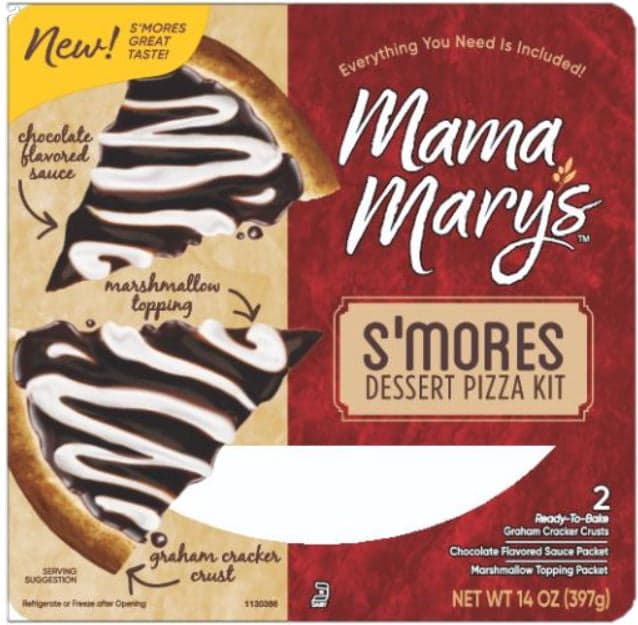Mama Mary'S S'Mores Dessert Pizza Kit