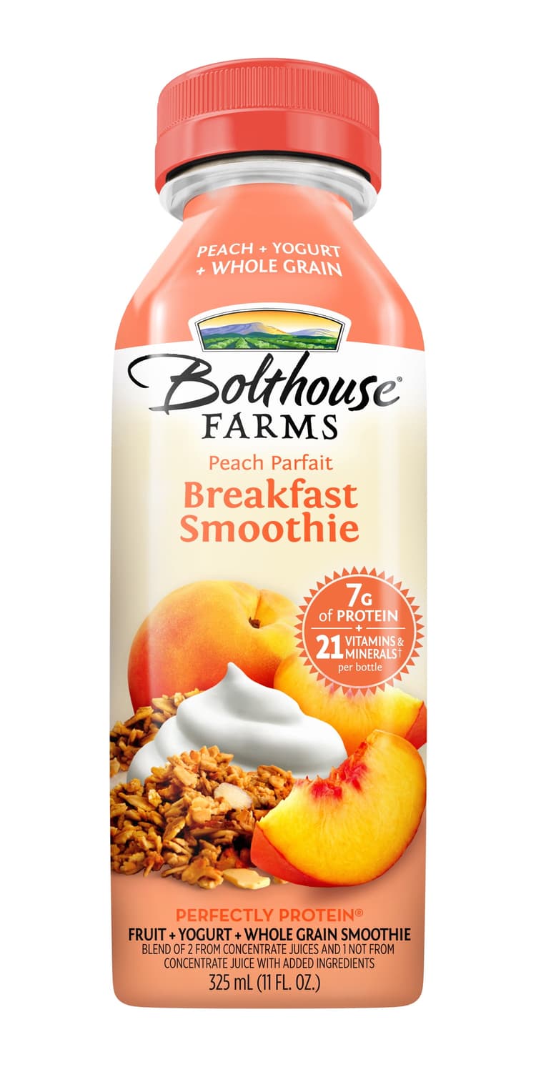 Bolthouse Farms Peach Parfait Breakfast Smoothie Fruit Drink
