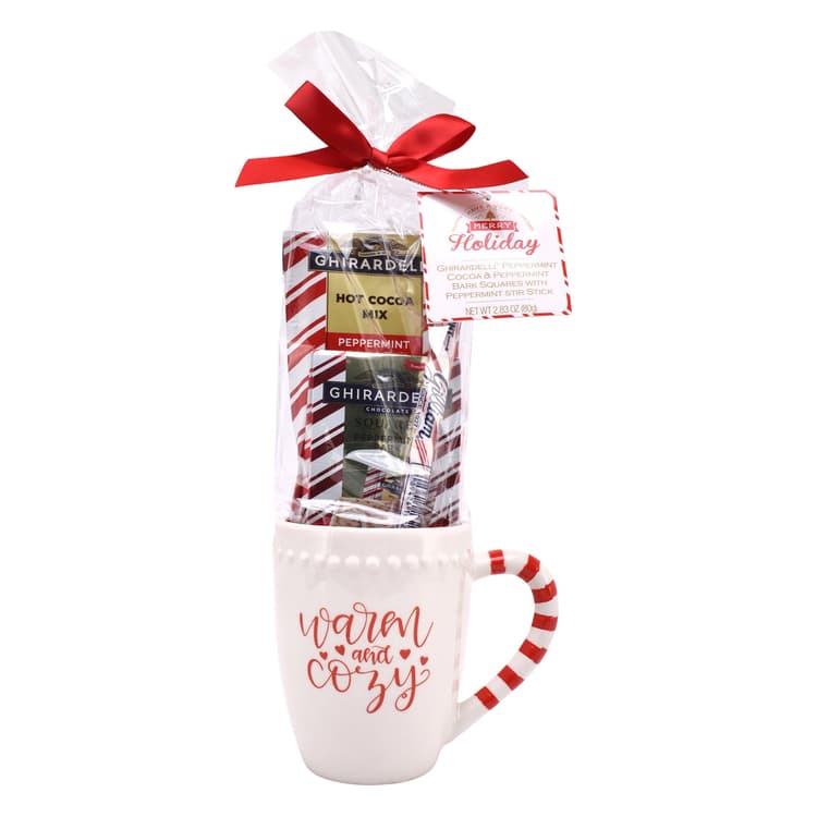 Ghirardelli Peppermint & Cocoa Xmas Cozy Mug