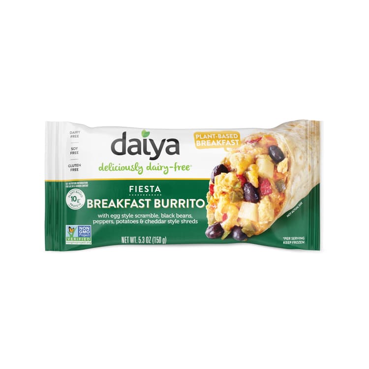 Daiya Dairy Free Gluten Free Fiesta Breakfast Vegan Burrito