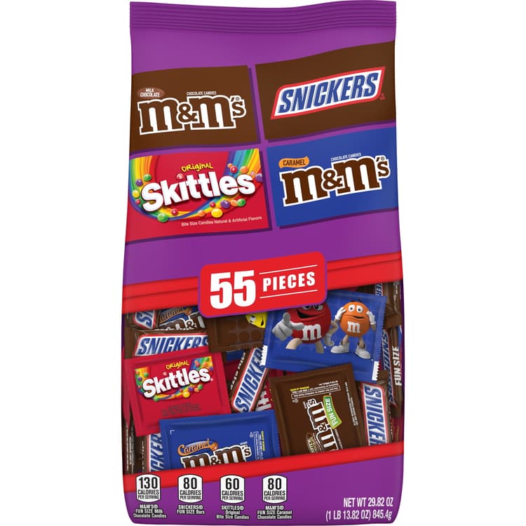 M&M'S, Snickers & Skittles Variety Pack Chewy Candy Assortment