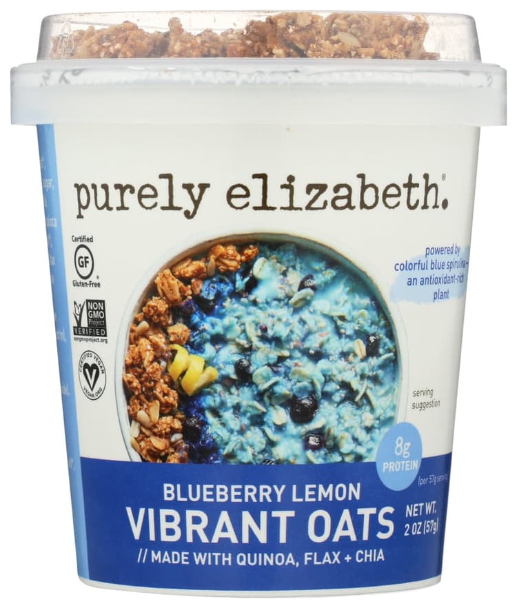 Purely Elizabeth, Blueberry Lemon Oats, Non Gmo