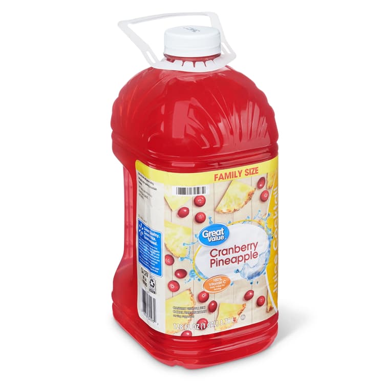 Great Value Cranberry Pineapple Juice Cocktail Family Size