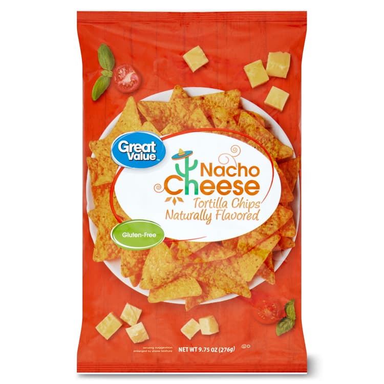Great Value Nacho Cheese Tortilla Chips