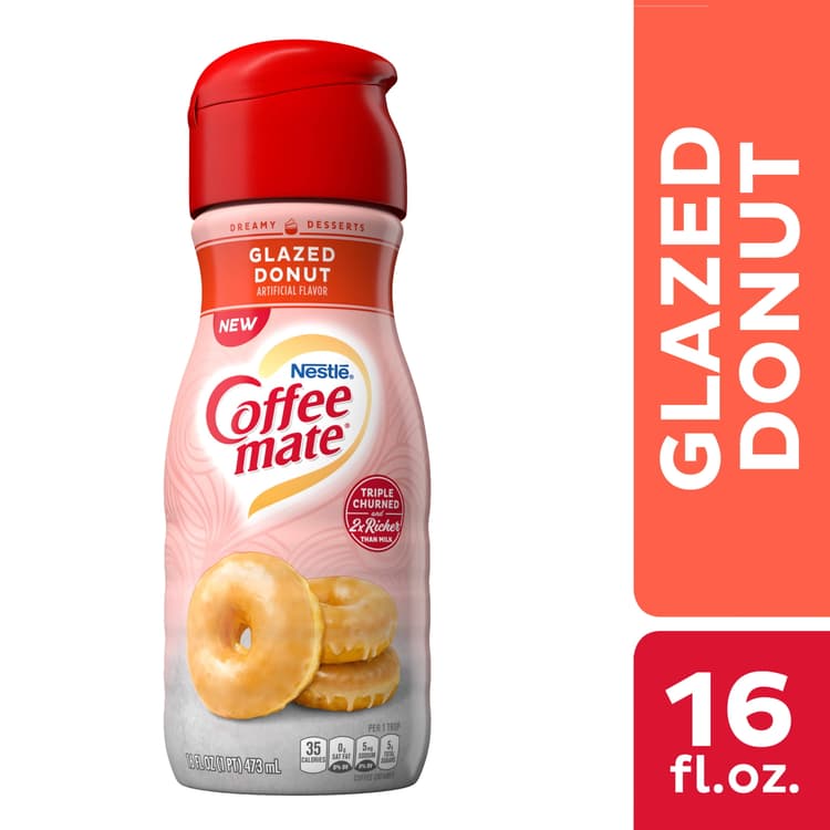 Nestle Coffee Mate Glazed Donut Liquid Coffee Creamer