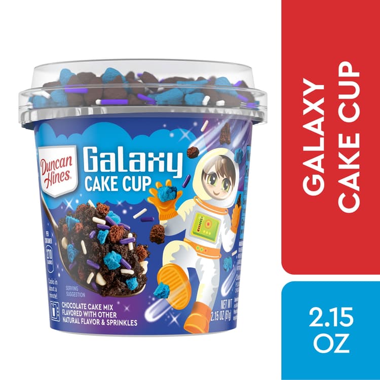 Duncan Hines Galaxy Cake Cup Chocolate Cake Mix