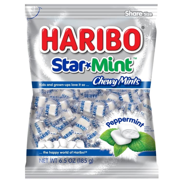 Haribo Star Mint Gummi Candy