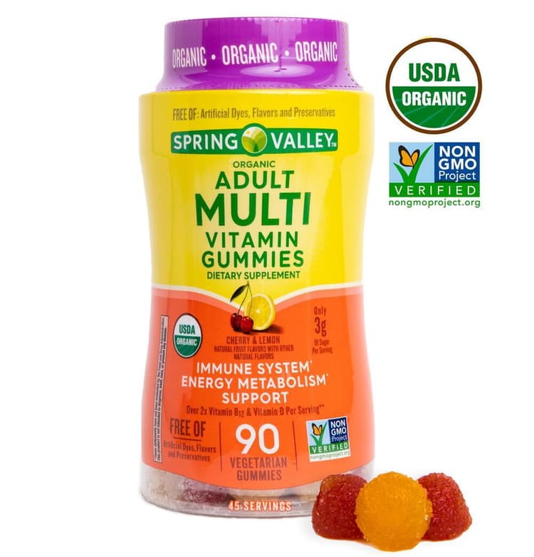 Spring Valley Sv Org Wom Multi Veg Gummy