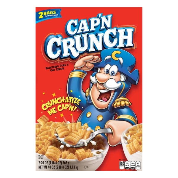 Cap'N Crunch Sweetened Corn And Oat Cereal