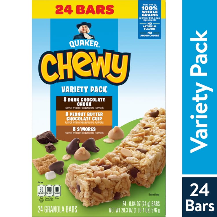 Quaker Chewy Granola Bars, 3 Flavor Variety