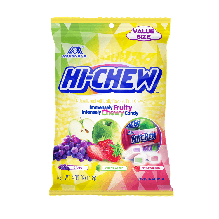 Morinaga Hi-Chew Original Mix Fruity Chewy Candy Value Size