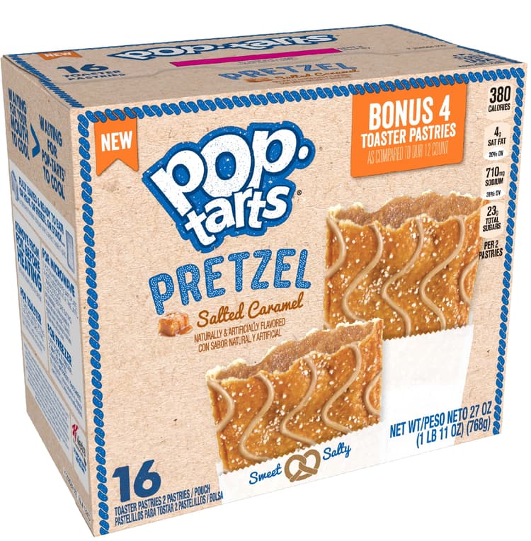 Pop-Tarts Pretzel, Breakfast Toaster Pastries, Salted Caramel