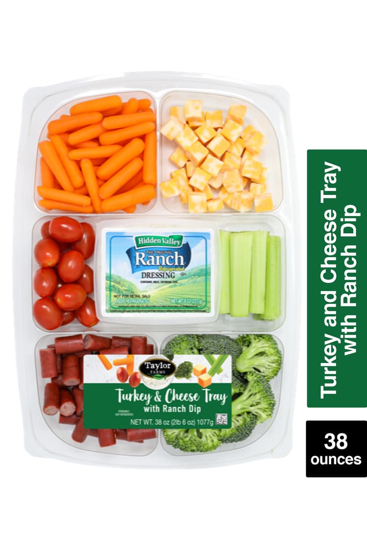 Vegetable Tray With Meat And Cheese