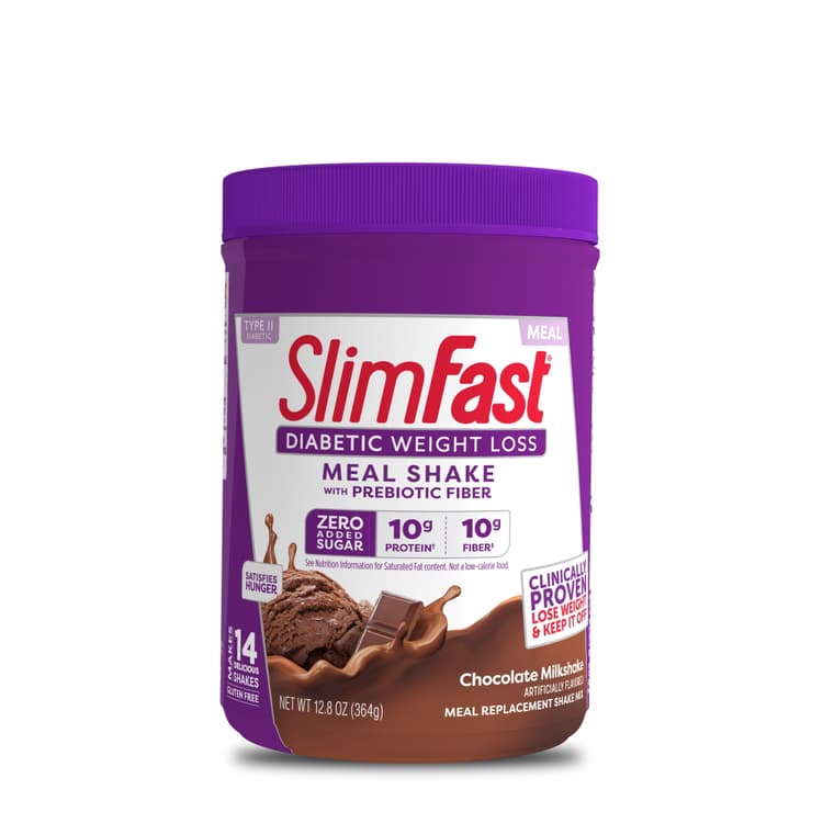 Slimfast Diabetic Meal Replacement Shake Mix, Chocolate Milkshake