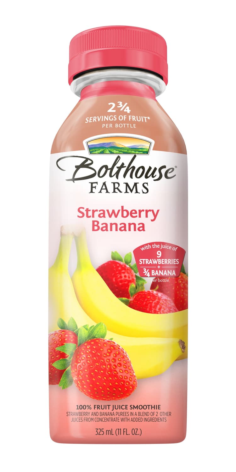 Bolthouse Farms Strawberry Banana Fruit Juice Smoothie