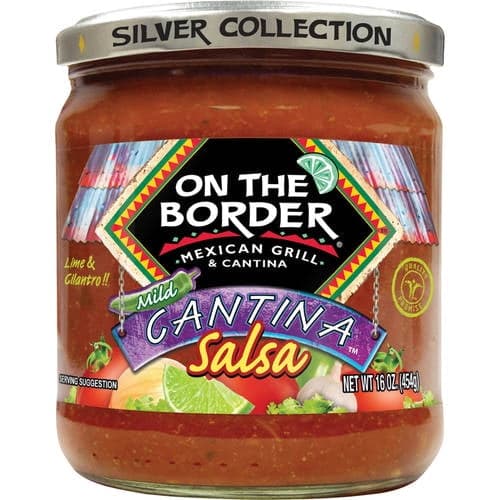On The Border Mild Cantina Salsa. Jar