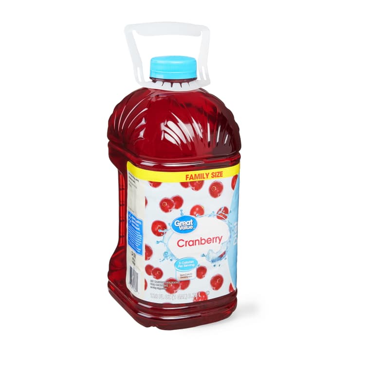 Great Value Diet 100% Cranberry Juice Blend Family Size