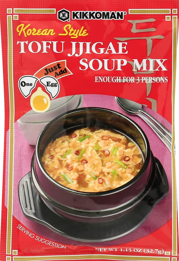 Kikkoman Korean Style Tofu Jjigae Soup Mix