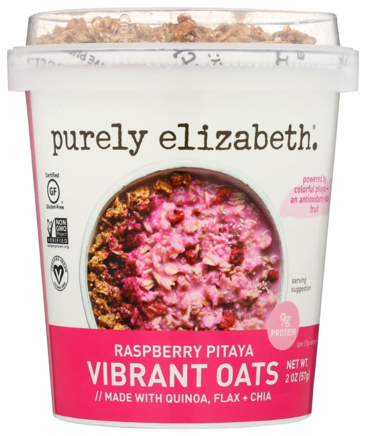 Purely Elizabeth - Vibrnt Oats Raspberry Pitaya