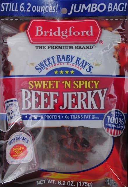 Bridgford Sweet Baby Ray'S Sweet 'N Spicy Beef Jerky Jumbo Bag