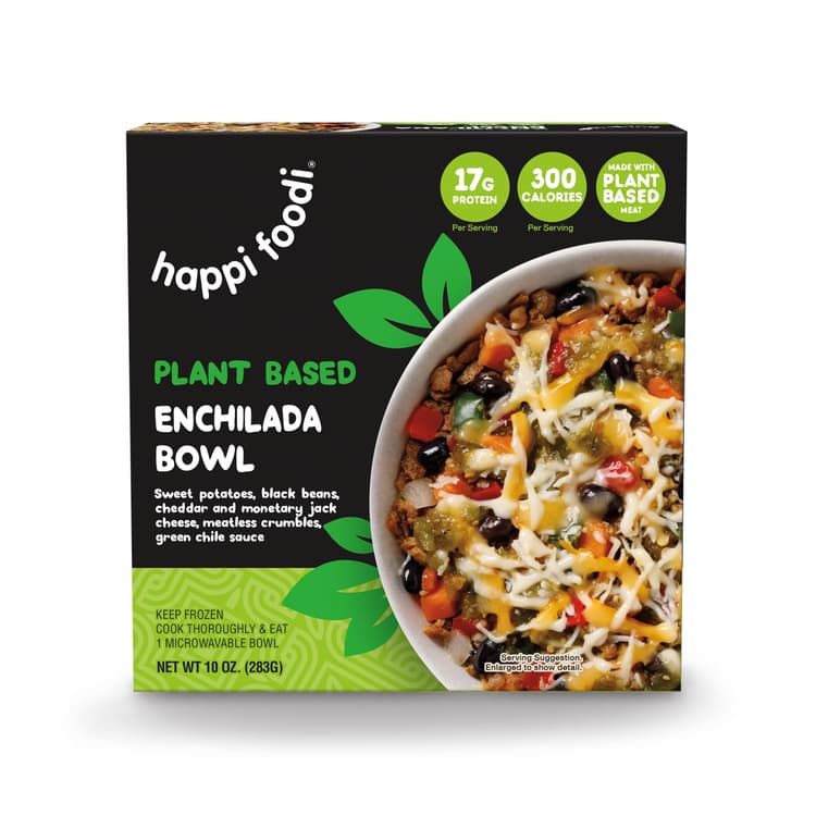 Happi Foodi Plant Based Packaged Meal Enchilada Bowl