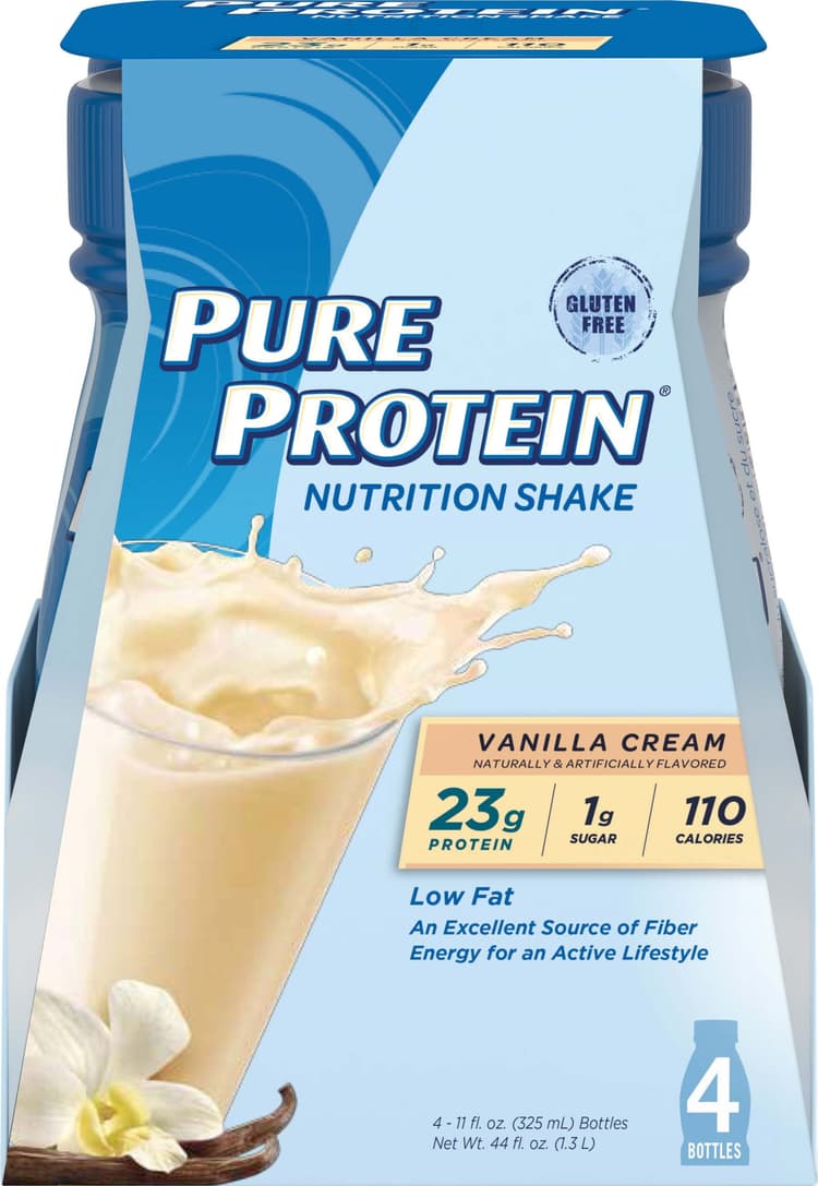 Pure Protein, Nutrition Shake, Vanilla Cream