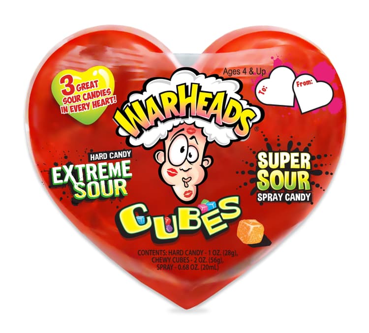 Warheads Sour Scrambler Heart