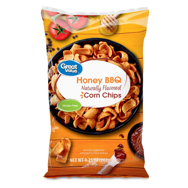 Great Value Honey Bbq Naturally Flavored Corn Chips