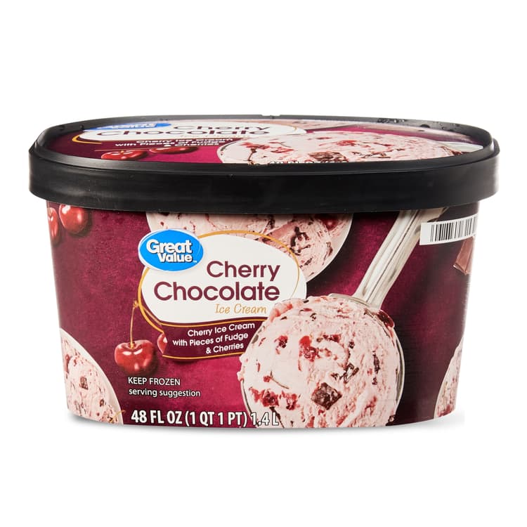Great Value Cherry Chocolate Ice Cream