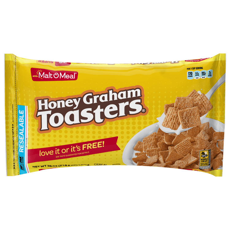 Malt-O-Meal Honey Graham Toasters