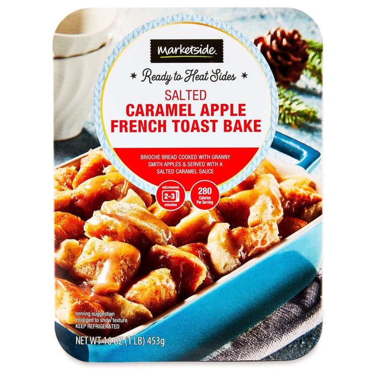 Marketside Ready To Heat Salted Caramel Apple French Toast Bake