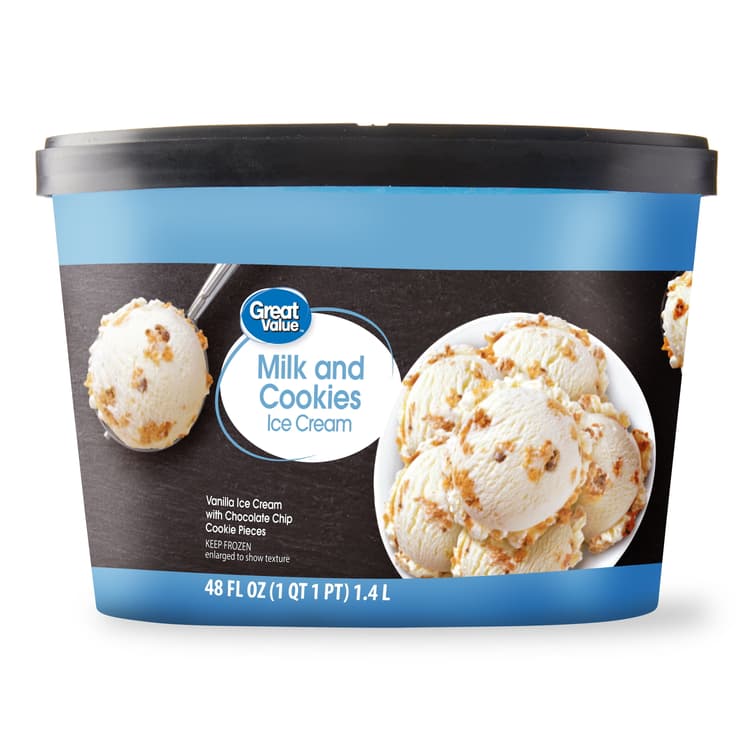 Great Value Milk And Cookies Ice Cream