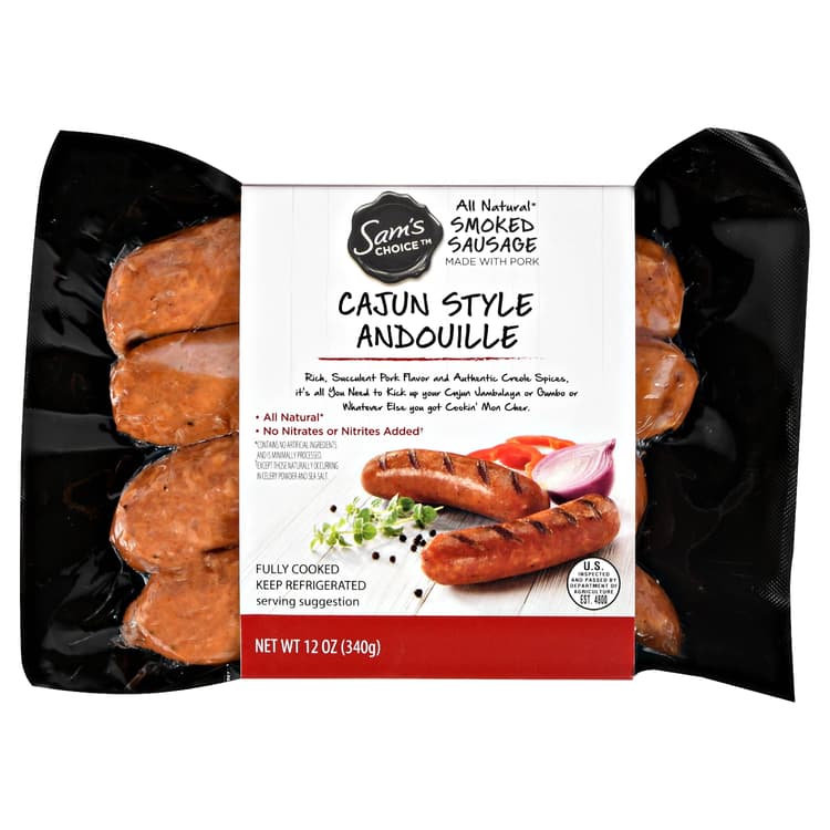 Sam'S Choice All Natural Cajun Style Andouille Smoked Sausage