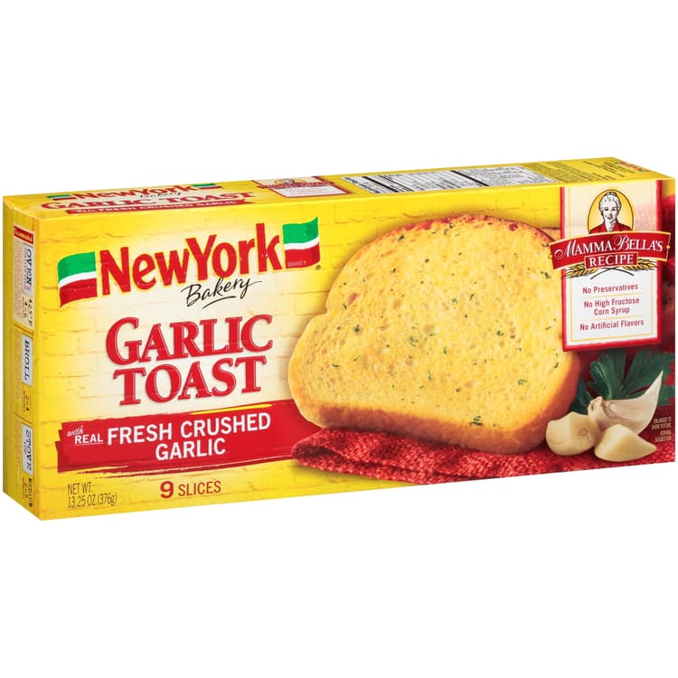 New York Bakery Mamma Bella'S Recipe Garlic Toast